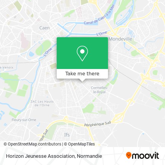 Horizon Jeunesse Association map