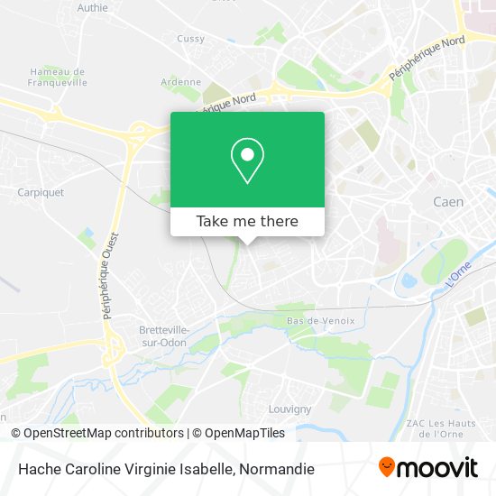 Hache Caroline Virginie Isabelle map