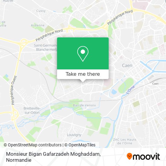 Mapa Monsieur Bigan Gafarzadeh Moghaddam