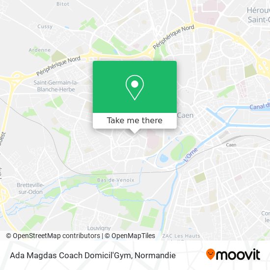 Mapa Ada Magdas Coach Domicil'Gym