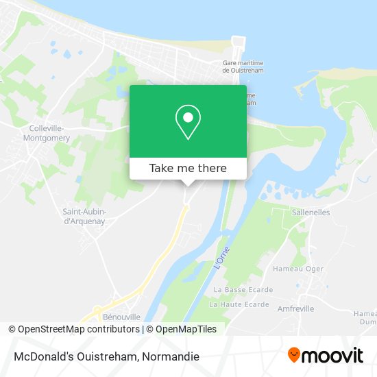 McDonald's Ouistreham map