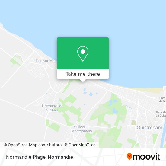 Normandie Plage map