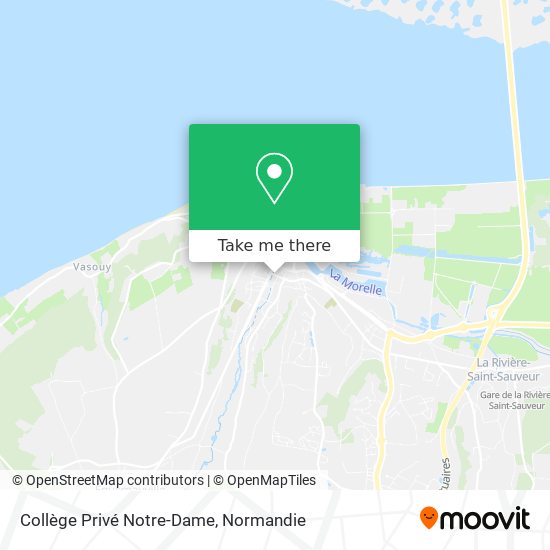 Mapa Collège Privé Notre-Dame