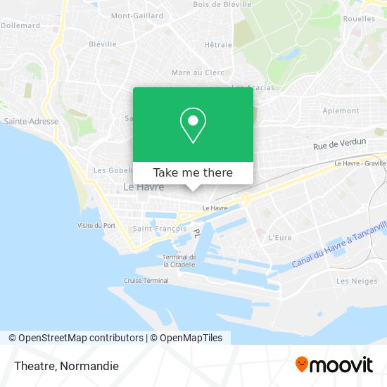 Theatre map