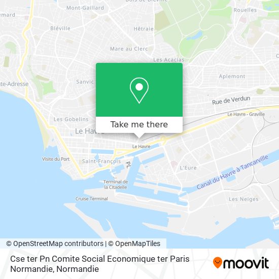 Cse ter Pn Comite Social Economique ter Paris Normandie map