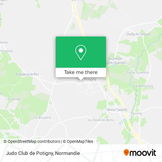 Judo Club de Potigny map