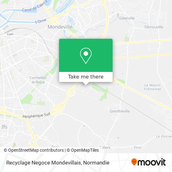 Recyclage Negoce Mondevillais map