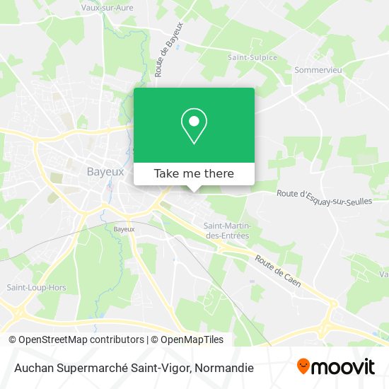 Auchan Supermarché Saint-Vigor map