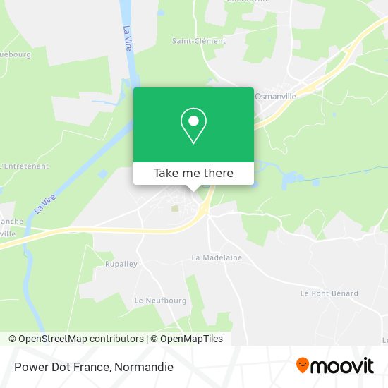 Mapa Power Dot France