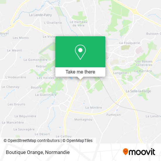 Boutique Orange map