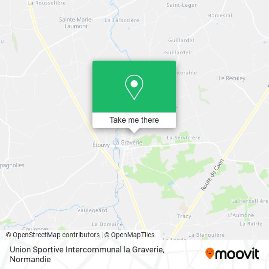 Union Sportive Intercommunal la Graverie map