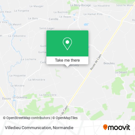 Villedieu Communication map