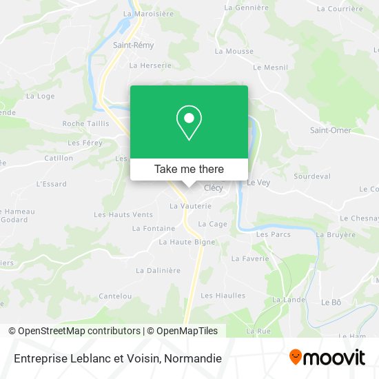 Mapa Entreprise Leblanc et Voisin
