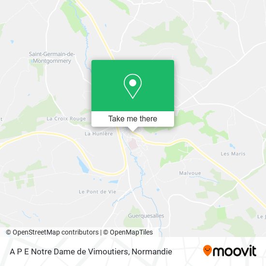A P E Notre Dame de Vimoutiers map