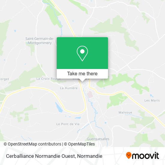 Cerballiance Normandie Ouest map