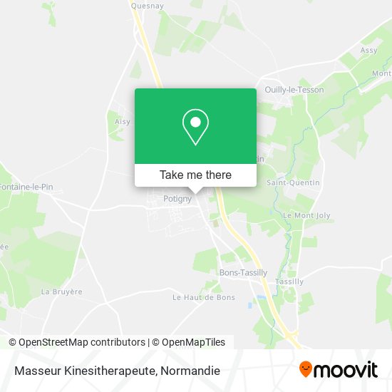 Mapa Masseur Kinesitherapeute