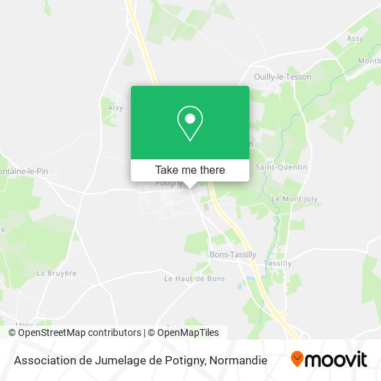 Association de Jumelage de Potigny map