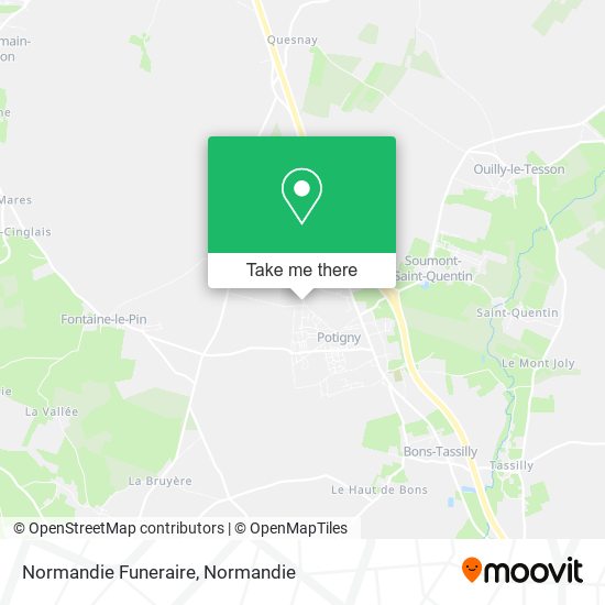 Mapa Normandie Funeraire