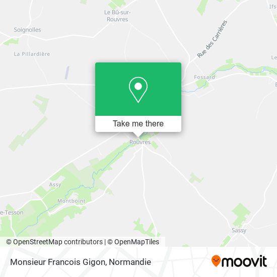 Monsieur Francois Gigon map