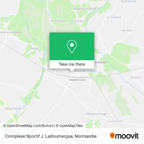 Mapa Complexe Sportif J. Ladoumergue