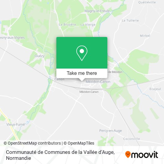Communauté de Communes de la Vallée d'Auge map