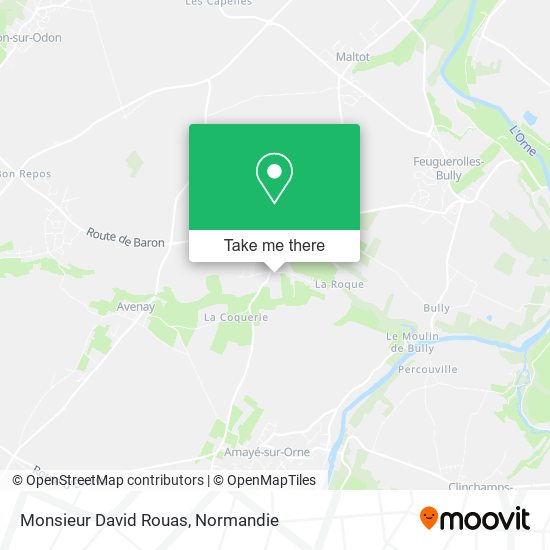 Mapa Monsieur David Rouas