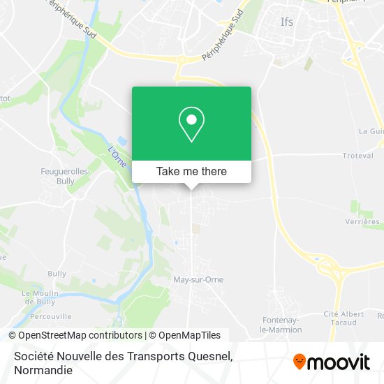 Société Nouvelle des Transports Quesnel map