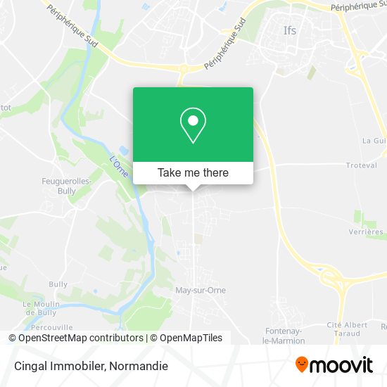 Cingal Immobiler map