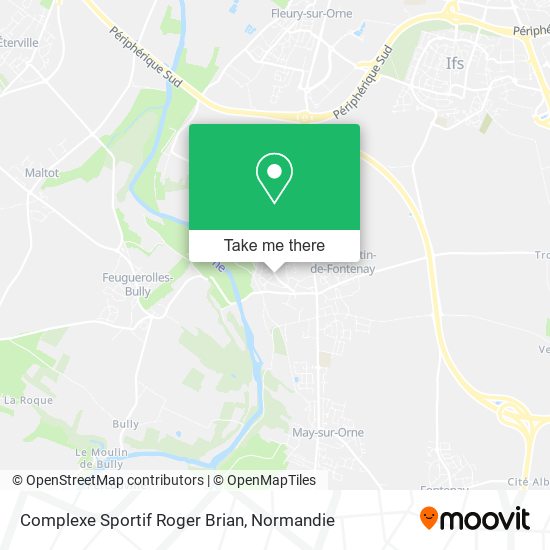 Complexe Sportif Roger Brian map