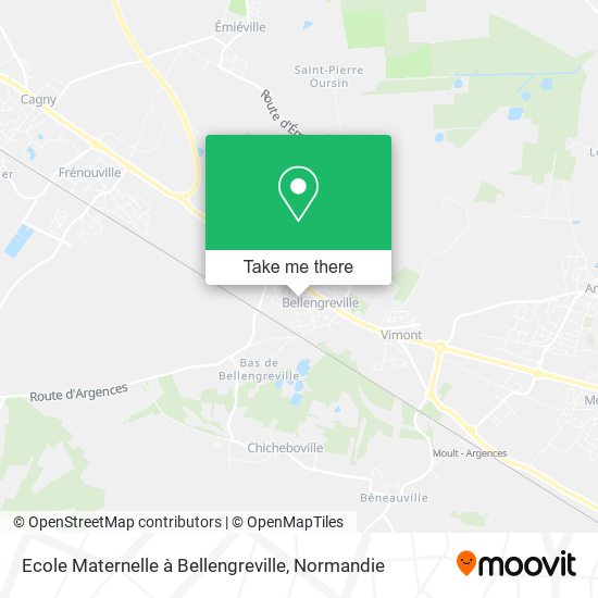 Mapa Ecole Maternelle à Bellengreville