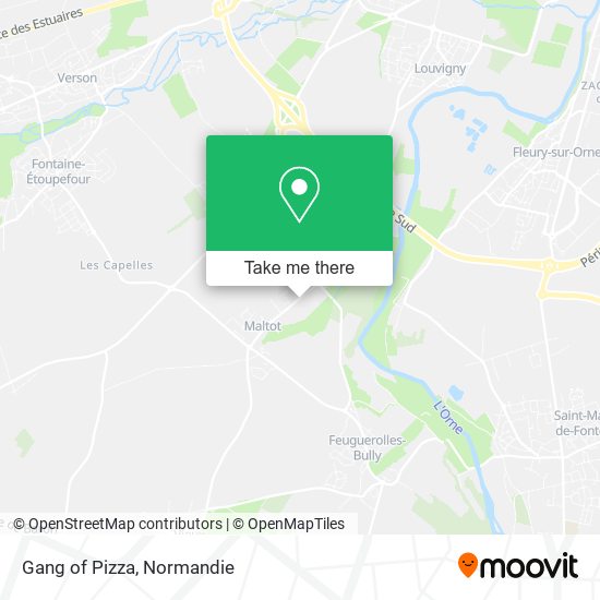Mapa Gang of Pizza
