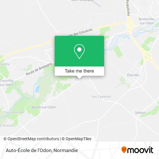 Mapa Auto-École de l'Odon