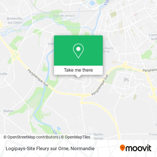 Logipays-Site Fleury sur Orne map