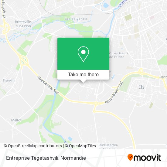 Entreprise Tegetashvili map