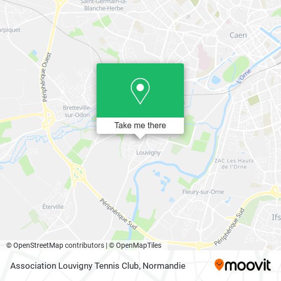 Association Louvigny Tennis Club map