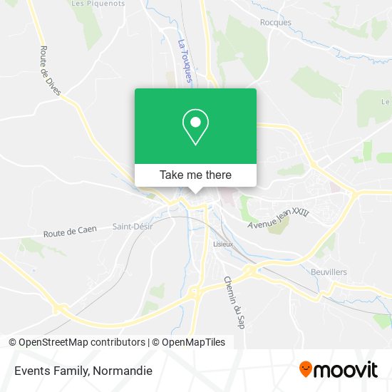 Events Family map