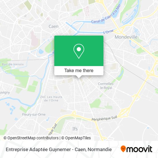 Entreprise Adaptée Guynemer - Caen map