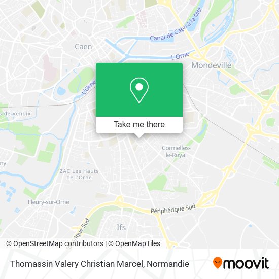 Thomassin Valery Christian Marcel map