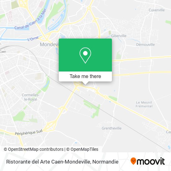 Ristorante del Arte Caen-Mondeville map