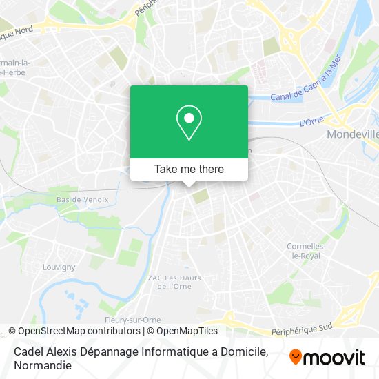 Cadel Alexis Dépannage Informatique a Domicile map