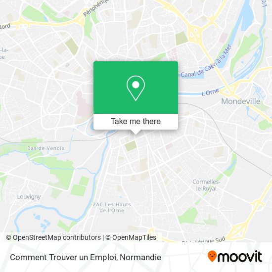 Comment Trouver un Emploi map