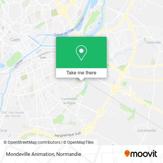 Mondeville Animation map