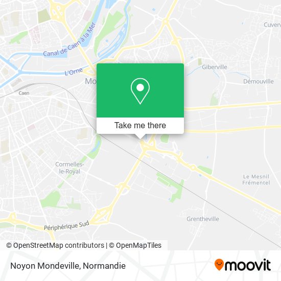 Noyon Mondeville map