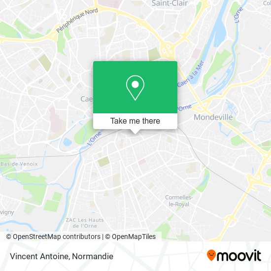 Mapa Vincent Antoine