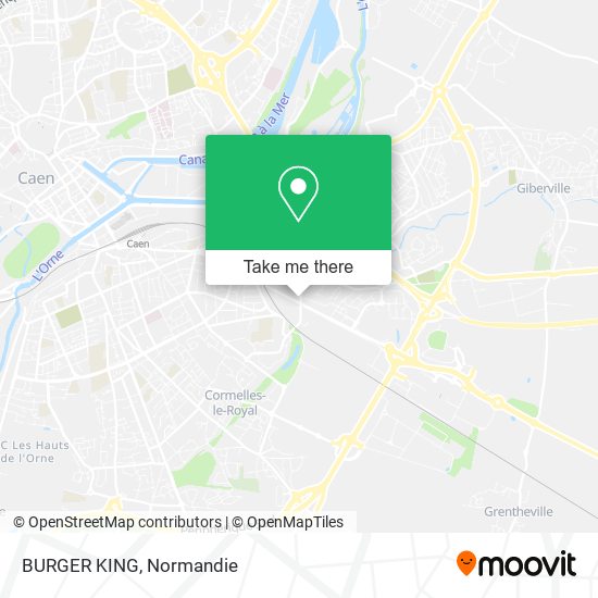 BURGER KING map