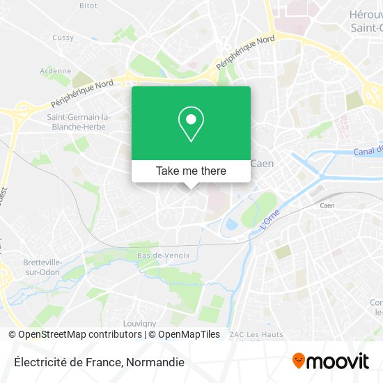 Électricité de France map