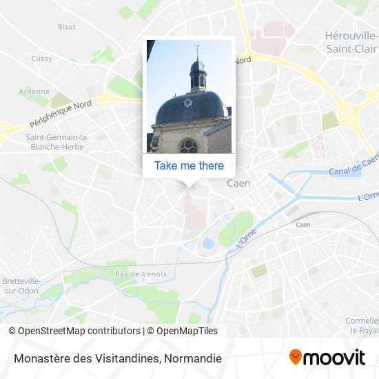 Mapa Monastère des Visitandines