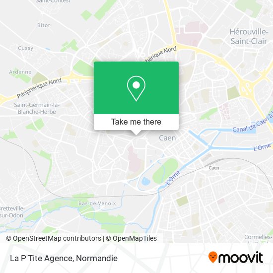 La P'Tite Agence map