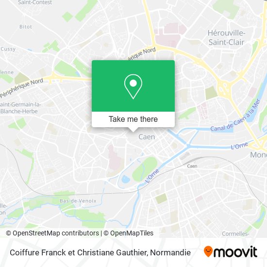 Coiffure Franck et Christiane Gauthier map