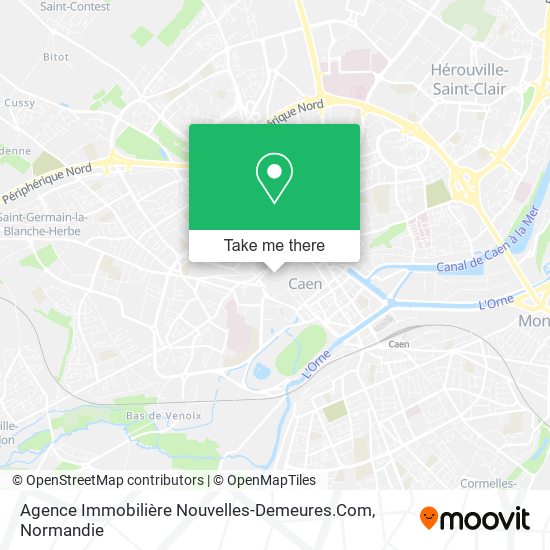 Mapa Agence Immobilière Nouvelles-Demeures.Com